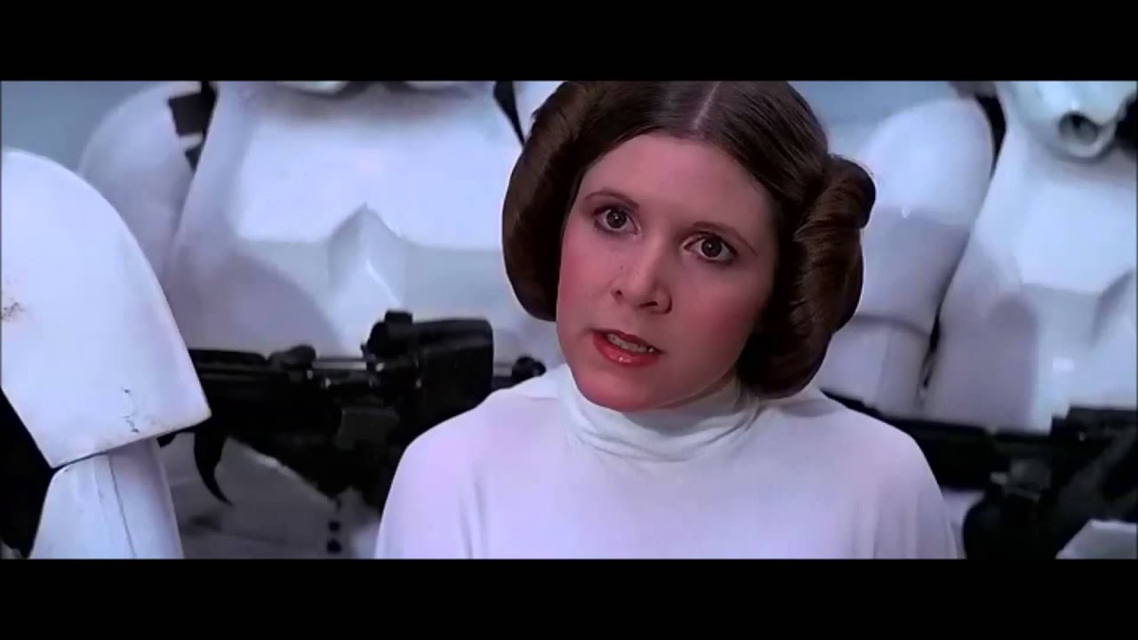You are part of the rebel alliance and a traitor.. Take her away!