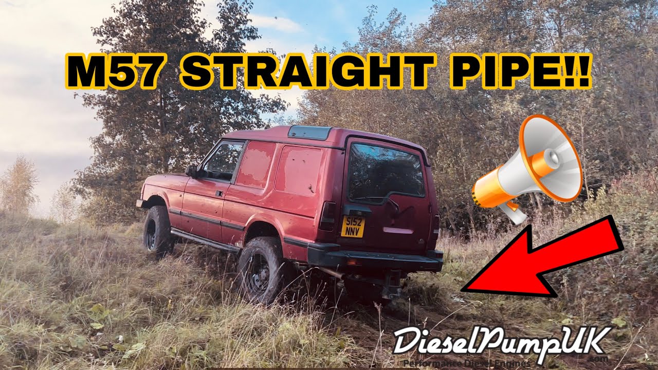 M57 DISCOVERY ПРЯМАЯ ТРУБА, ЧИСТЫЙ НЕФИЛЬТРОВАННЫЙ ЗВУК, ЖЁСТКИЙ ВЫРЕЗ, LANDROVER