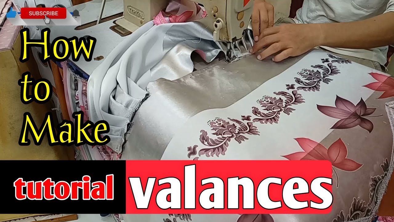 tutorial valances window design #tutorialvalances
