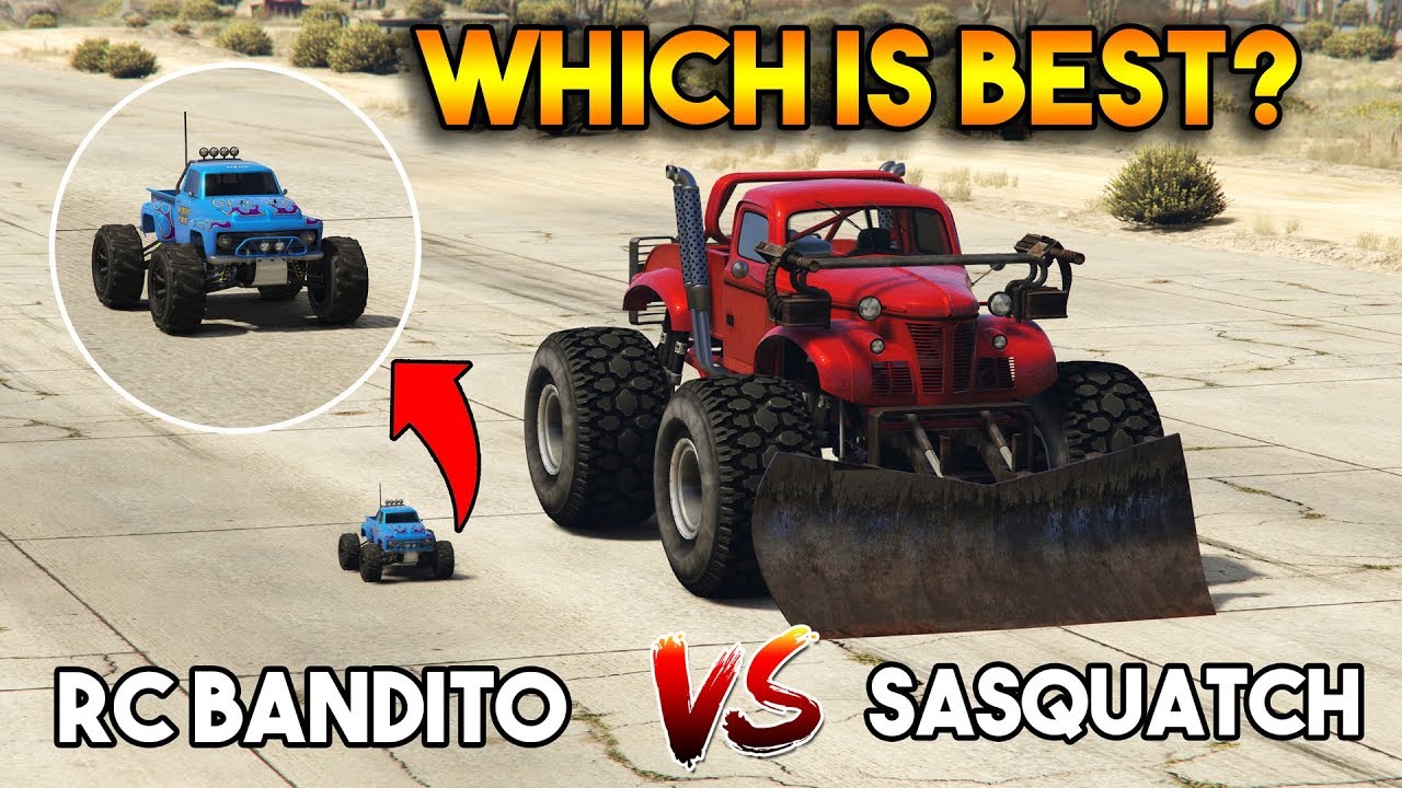 GTA 5 ONLINE : RC BANDITO VS SASQUATCH (WHICH IS BEST?)
