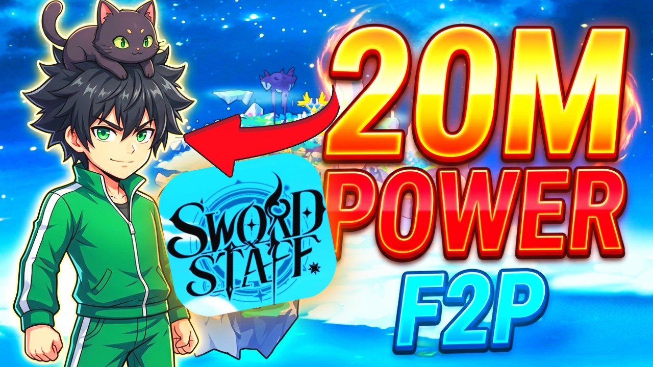 F2P 20 MILLION POWER THIS IS MY LAST MILESTONE & IM SAVING EVERYTHING | SWORD x STAFF