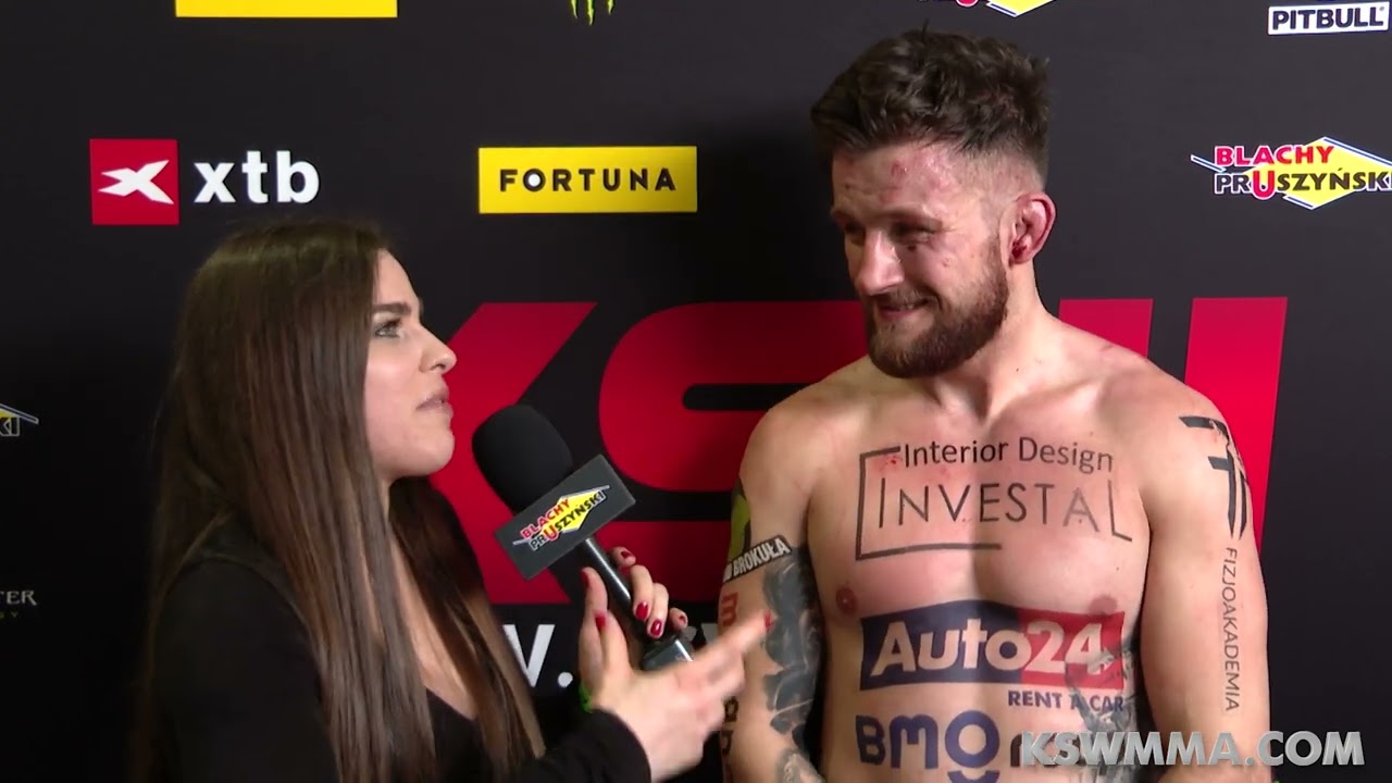 Koziorzębski wygrywa po ciężkiej batalii na KSW 80 | Wywiad backstage