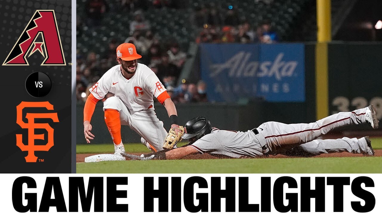 D-backs vs. Giants Game Highlights (8/10/21) | MLB Highlights