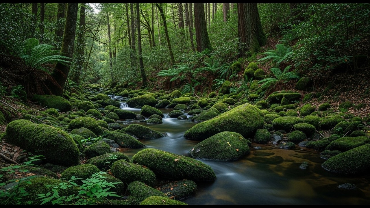 Deep Sleep River Flow Ambience Creating a Stable Space for Calm Rest and Ease