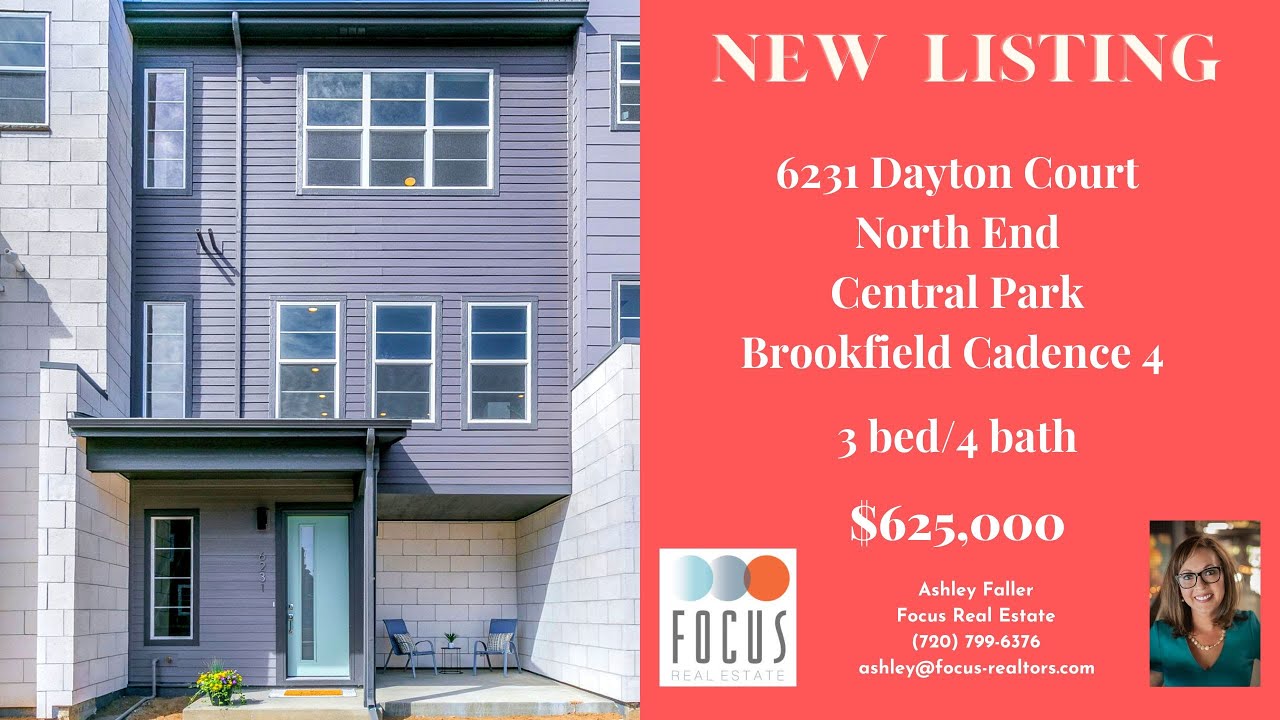 Brookfield Cadence 4 BRAND NEW HOME in Central Park Denver!