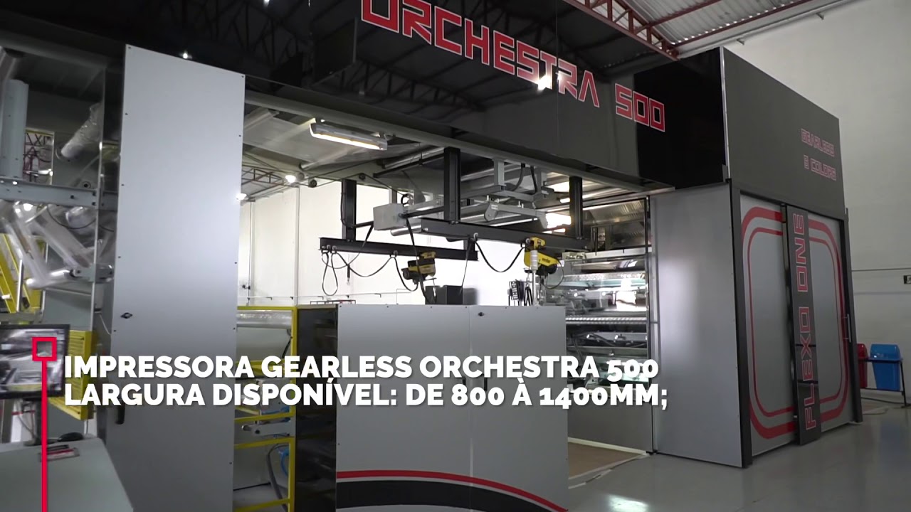 Impressora Gearless Flexo One - Orchestra 500 - (2020)