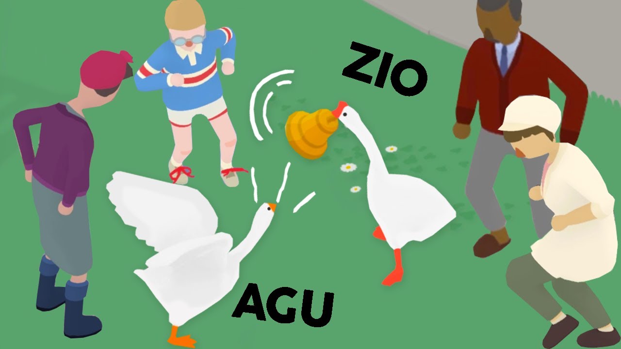 ALARM! 🚨 LUDZIE SABOTUJĄ GĘG! - Untitled Goose Game | AGU i ZIO