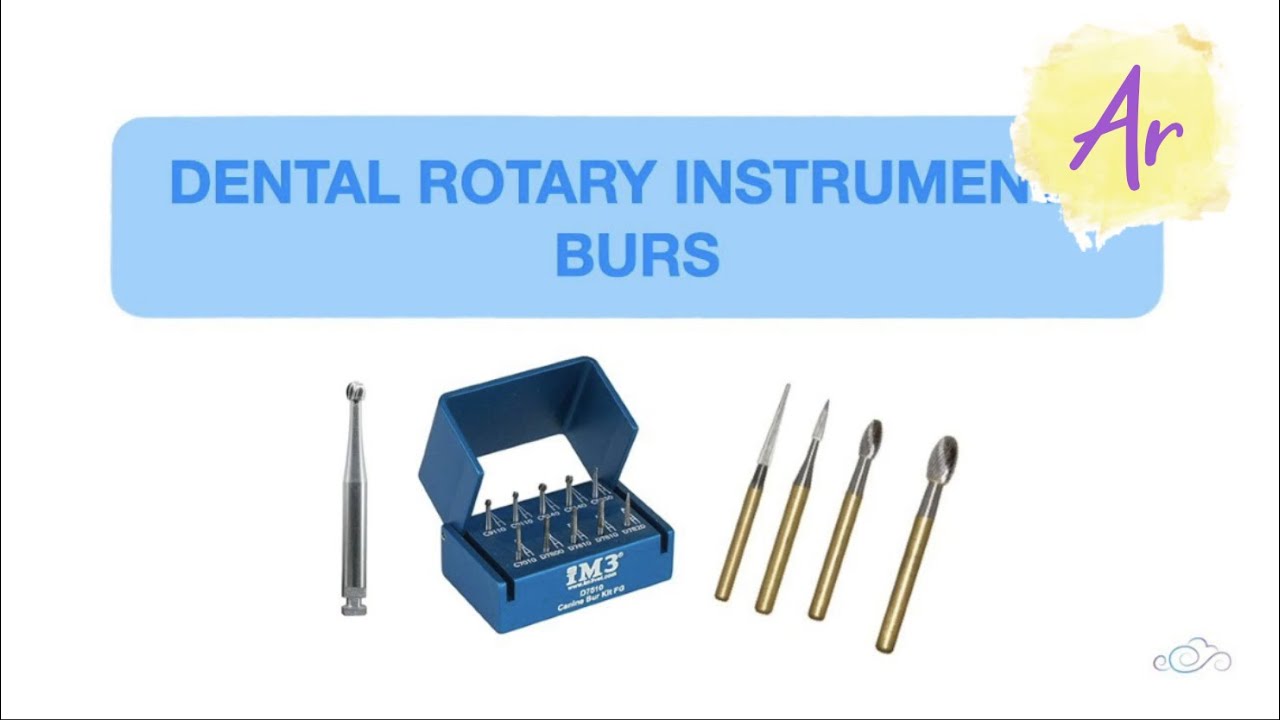 Operative Rotary Burs (carbide burs & diamond points, finishing & polishing burs) - Arabic عربي