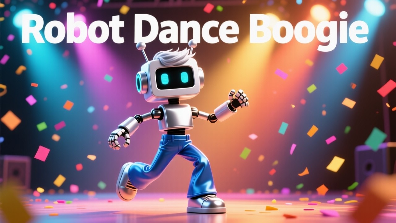 Robot Dance Routine 🤖 | Beep-Beep Boogie! Kids Action Song (Ages 3–5)
