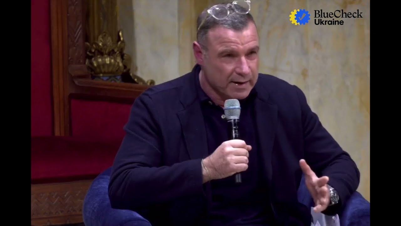 Liev Schreiber and Michael Goldfarb at Upper East Side @EmanuEl_NYC