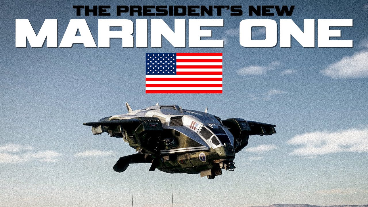 President Trump's new Marine One makes its first public appearance.