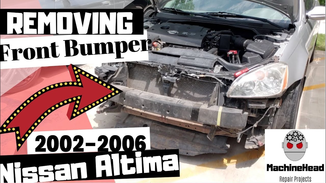 Removing Front Bumper on 2002-2006 Nissan Altima