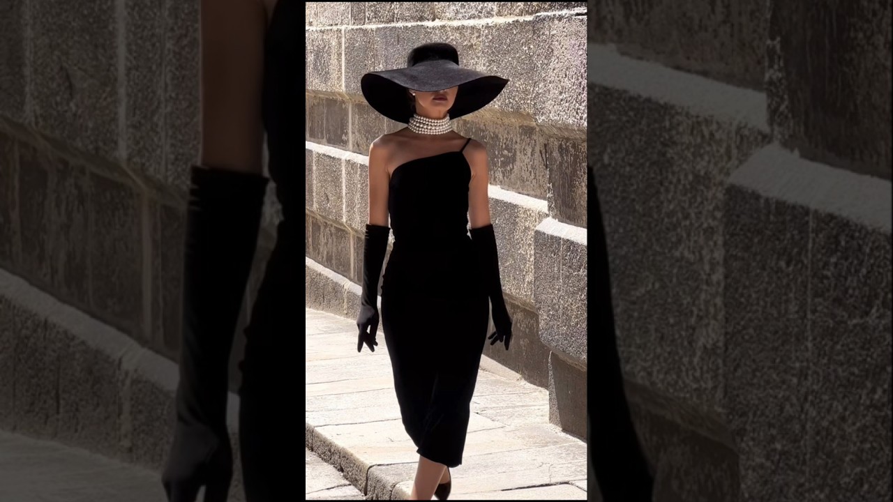 Moda/Vestidos Negros Elegantes Para Damas #look#fashion#style#outfit#moda#viral#ropa#mujeres#shorts