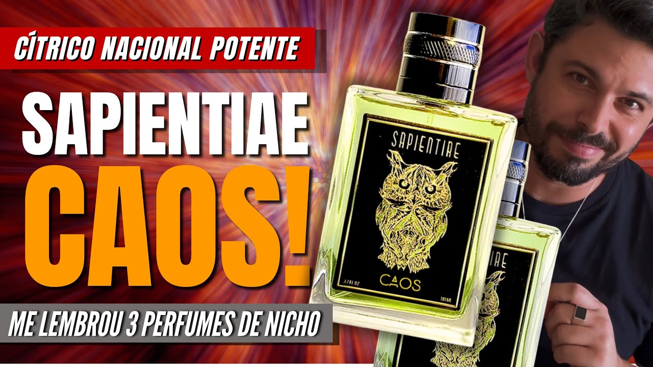 A HARMONIA DO CAOS DE SAPIETIAE NICHE - UM PERFUME FRESCO, BORBULHANTE MAS COM NOTAS SOFISTICADAS