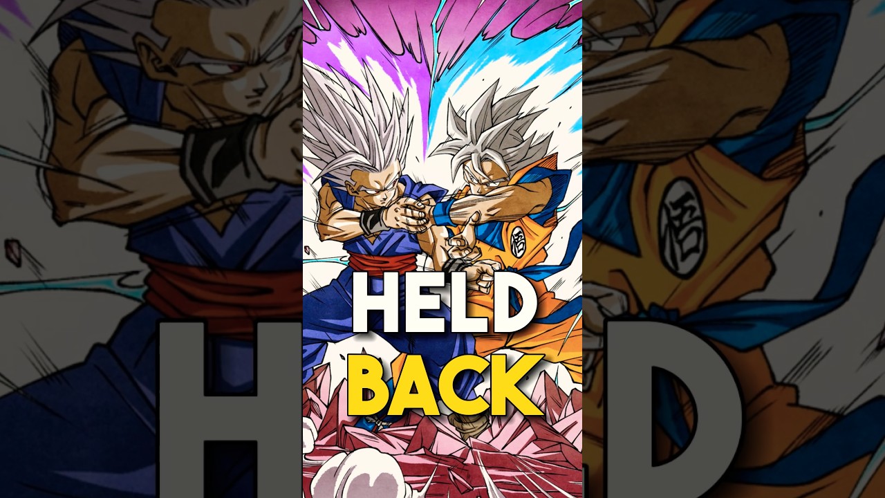 &ldquo;UI Goku Held Back Against Beast Gohan&rdquo; #shorts #dragonballsuper