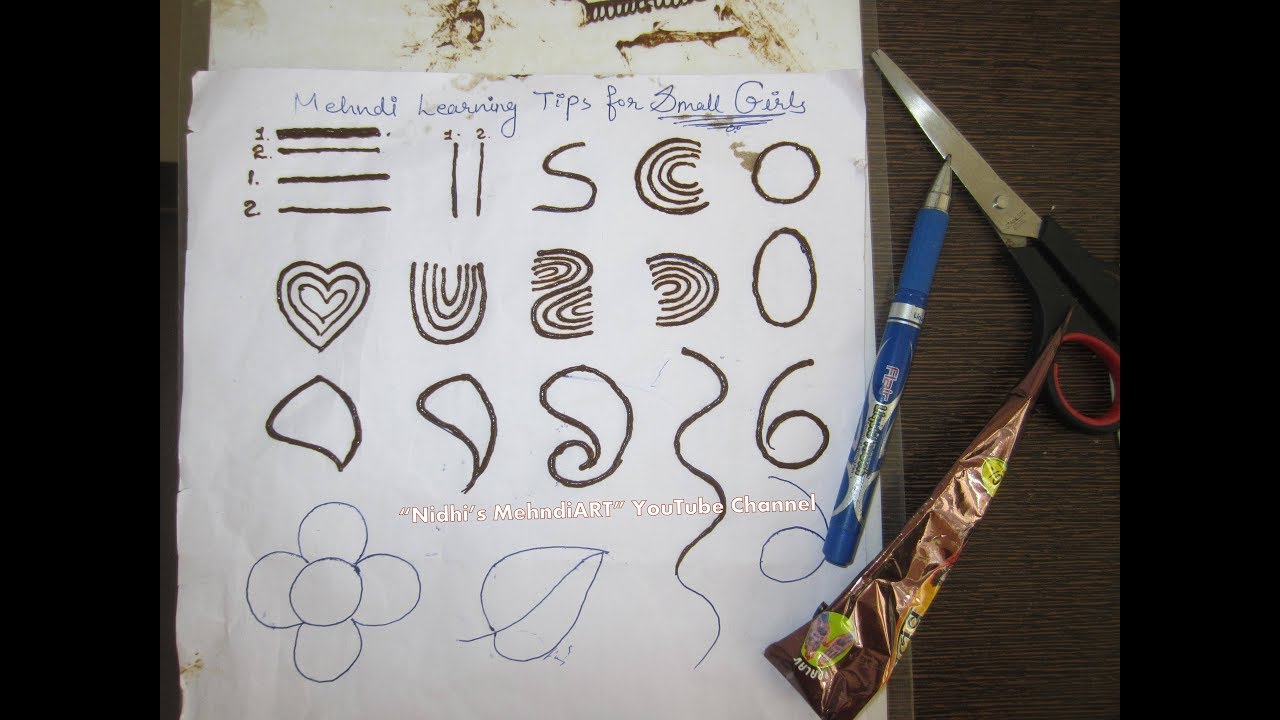 Mehndi Class for Beginners- Basics & Tips for Small Girls and Beginners