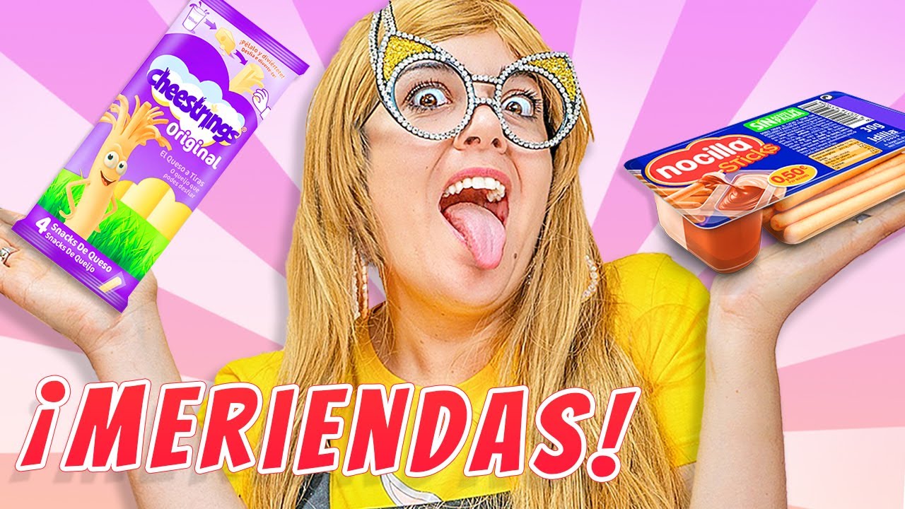 MERIENDAS de NIÑOS vs ADULTOS