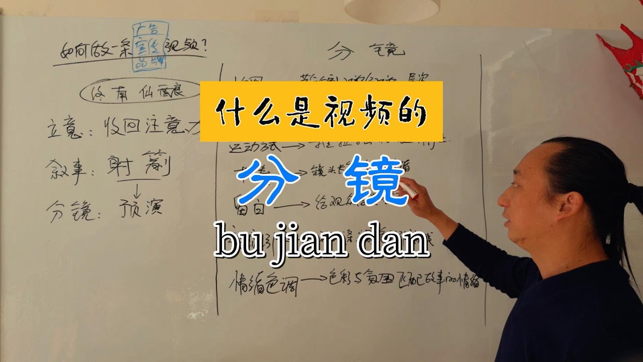 今天学习什么是视频的分镜