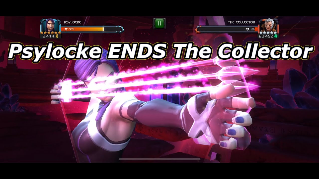 Psylocke ENDS The Collector.