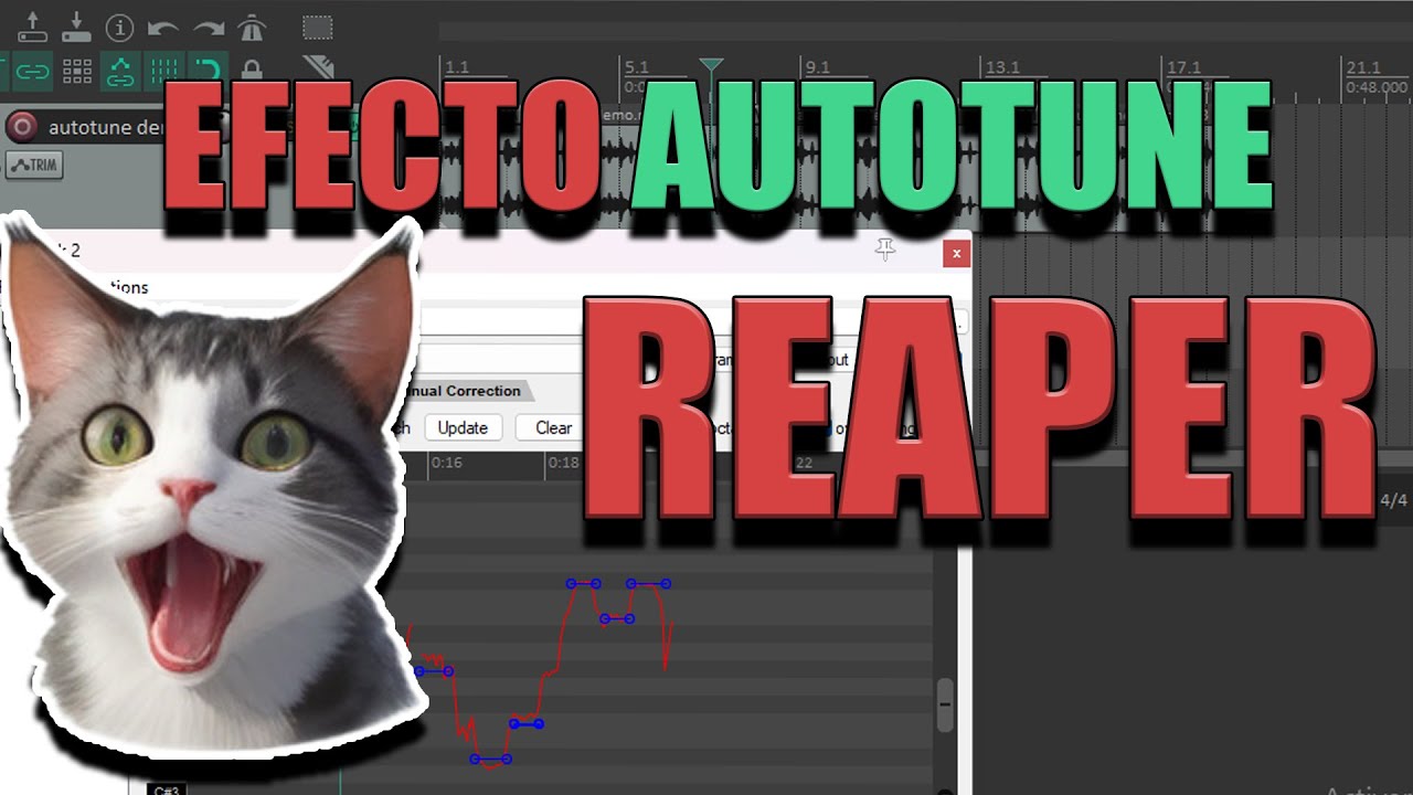AUTOTUNE EN REAPER - Gratis/Sencillo/R&aacute;pido
