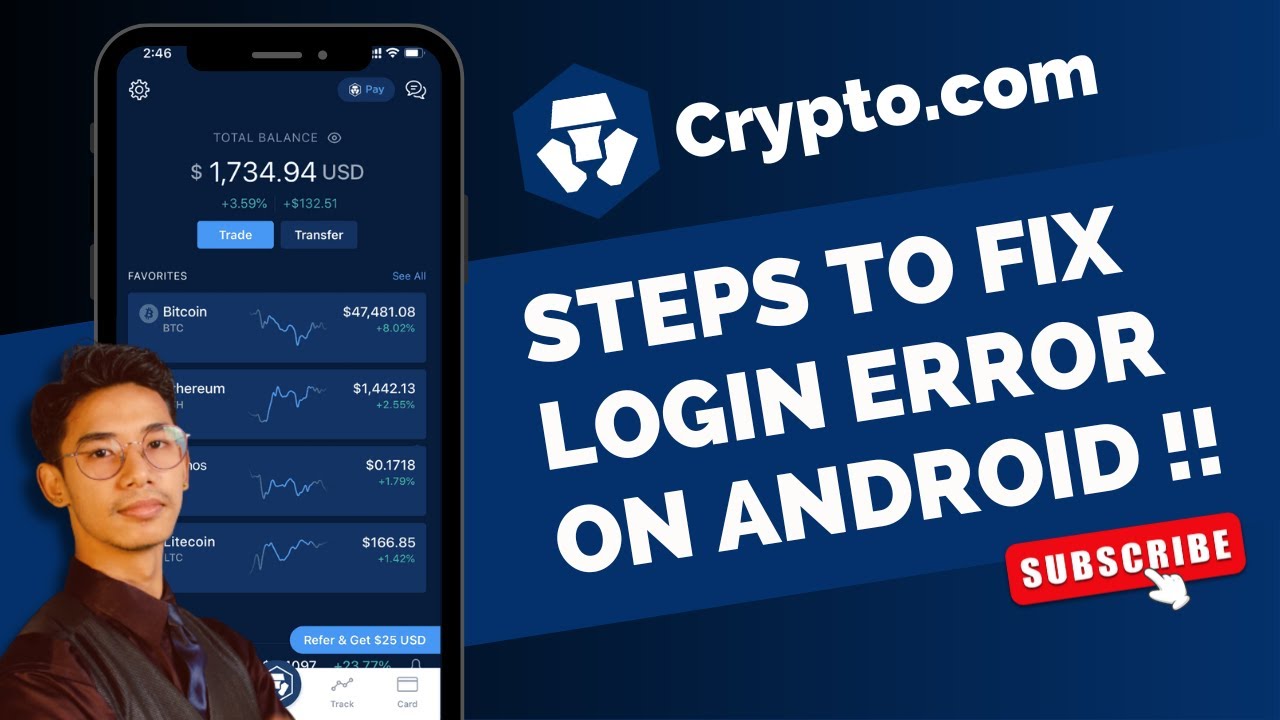 Crypto.com - Fix Login Error on Android !