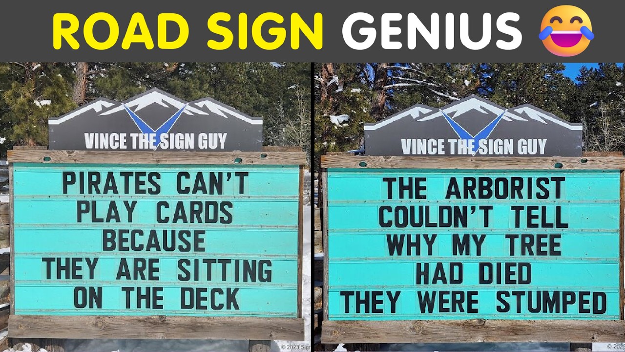Pun-Tacular Roadside Messages That Made Drivers Laugh 😂