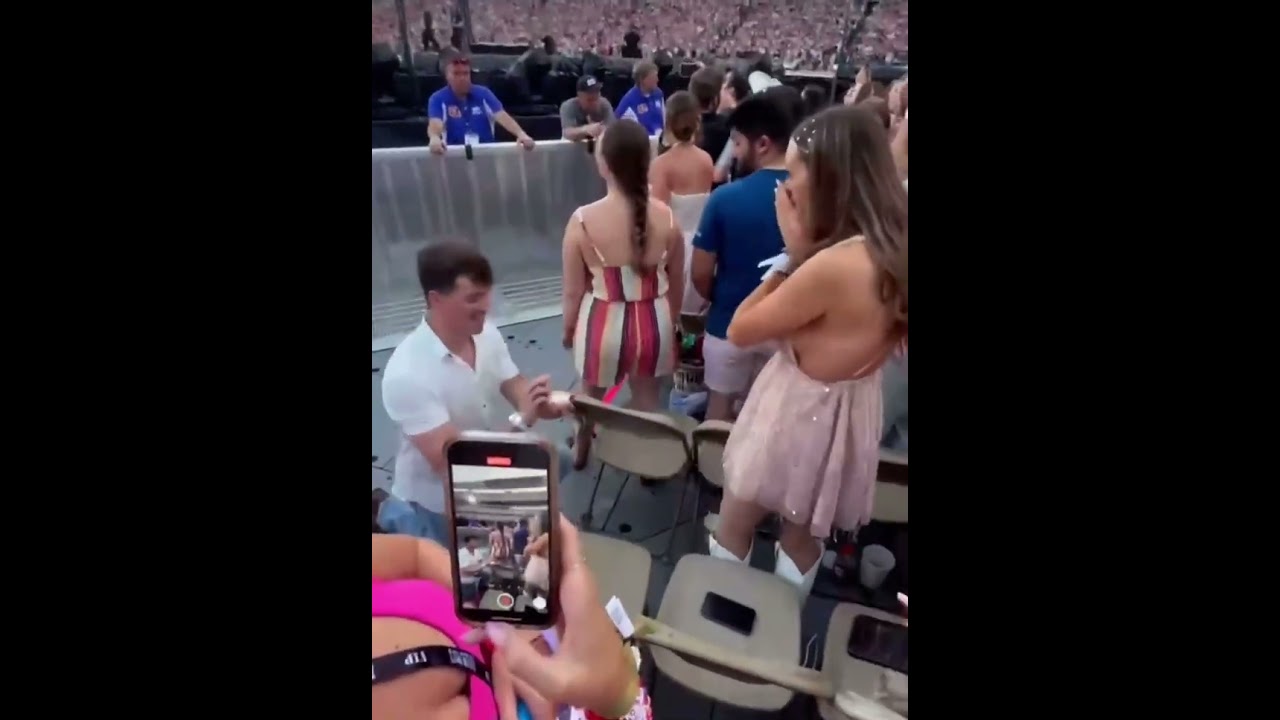 Proposal at the Taylor Swift  the Eras Tour                        #love #taylorswift #proposal