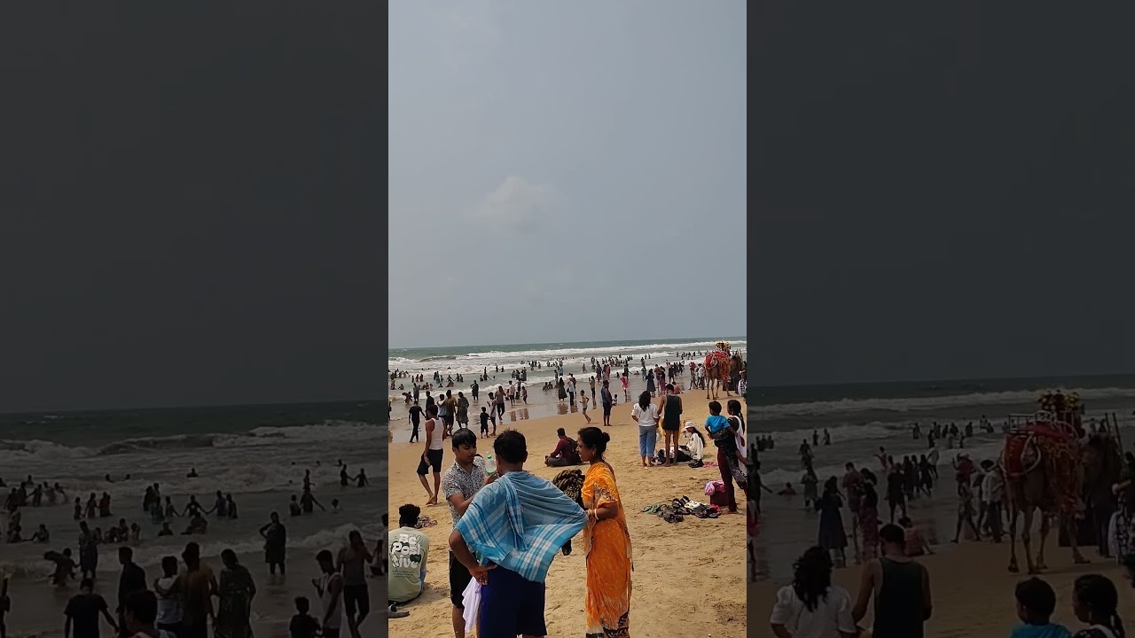 Golden beach Puri #puri #seabeach