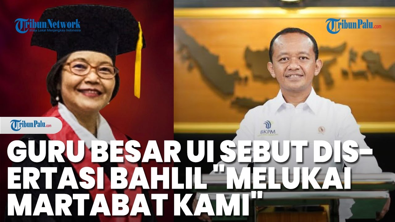 Anggap Kasus Disertasi Bahlil Kejadian 'Luar Biasa', Guru Besar FH UI: Melukai Martabat Kami