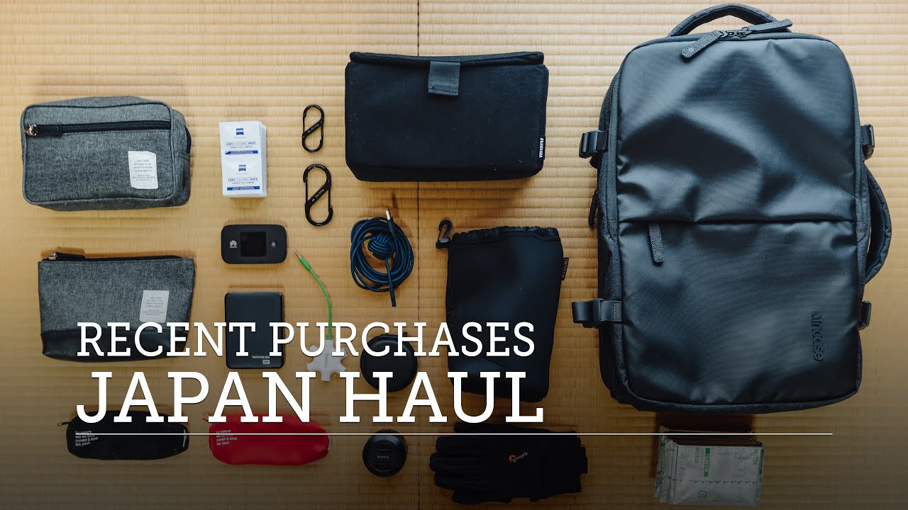 INCASE EO TRAVEL TECH BACKPACK + Other Purchases — Massive Japan Haul