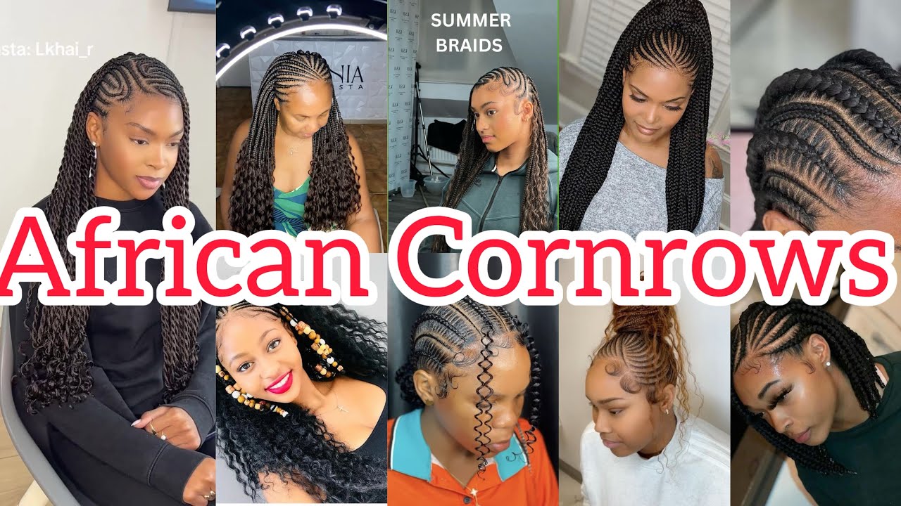 ‼️100+ New Beautiful African Cornrows Hairstyles Ideas For Summer🔥2025 Best Styles