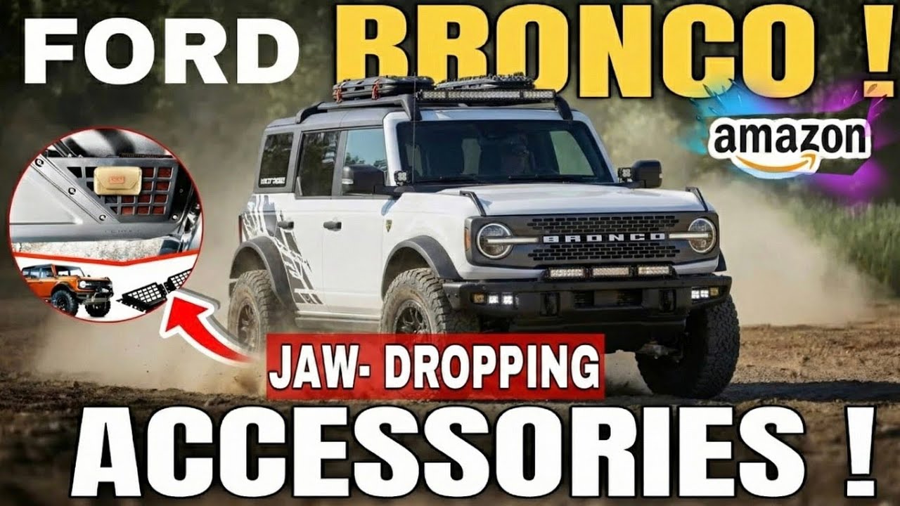 Топ-20 аксессуаров для Ford Bronco на Amazon, которые определенно стоит купить 😱🔥 #автоаксессуары