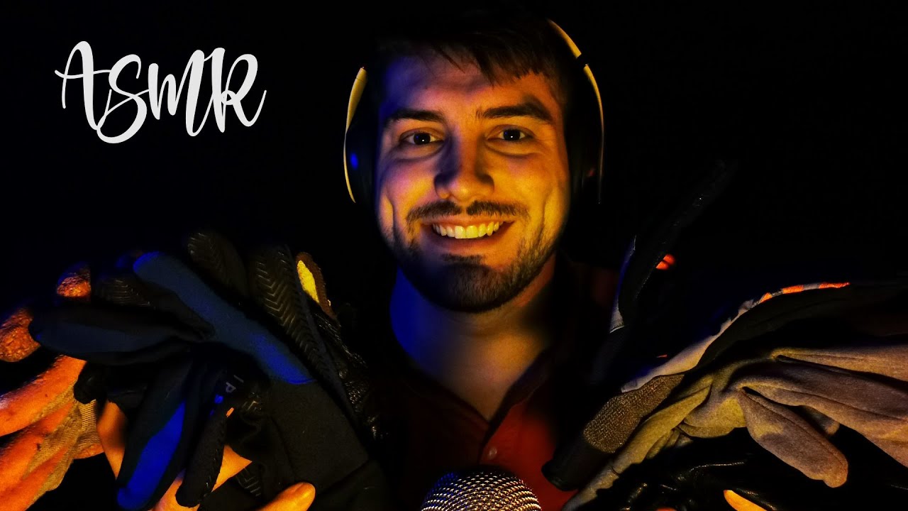 ASMR NO TALKING 🤫 | MY GLOVES AND MITTENS COLLECTION 🧤😴