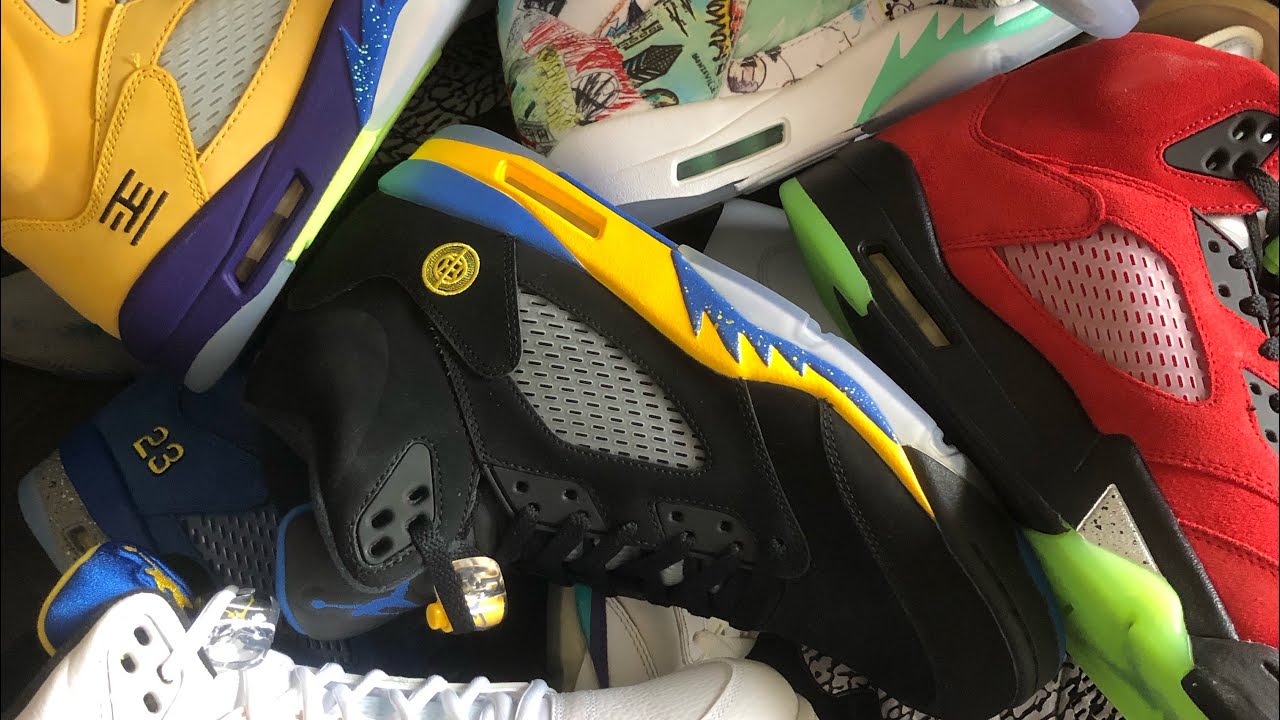 ASMR AIR JORDAN 5 SHOE COLLECTION