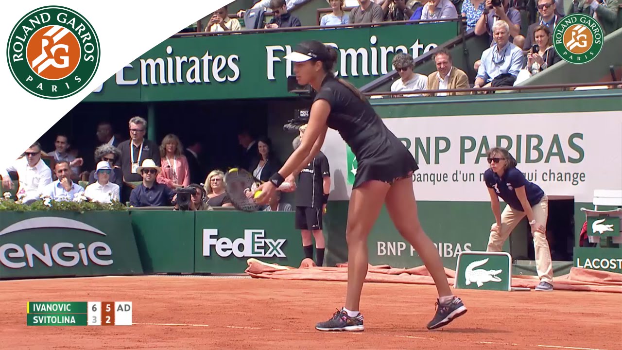 Ana Ivanovic v Elina Svitolina Highlights - Women's Quarterfinals 2015 - Roland Garros