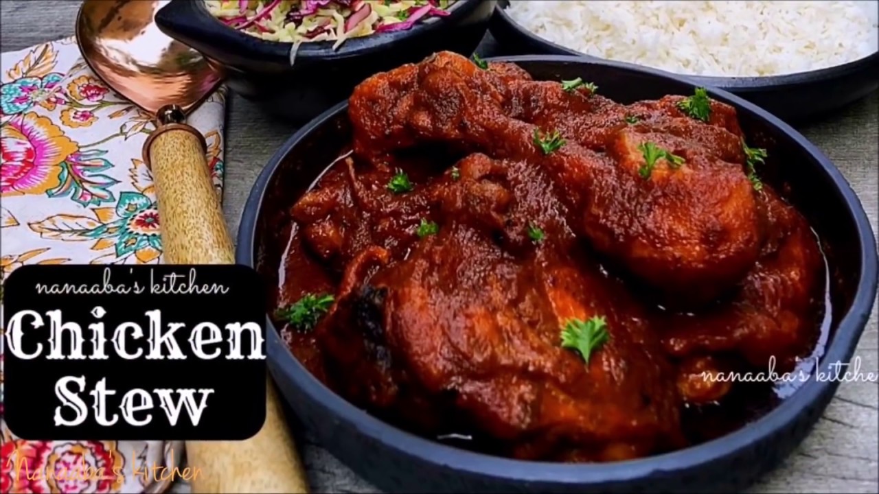 How to make my Tasty CHICKEN STEW Recipe I All Natural Ingredients I Nanaaba's kitchen✔