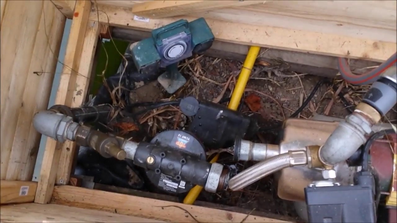 Gartenpumpe au&szlig;er Betrieb nehmen/Drain the garden pump