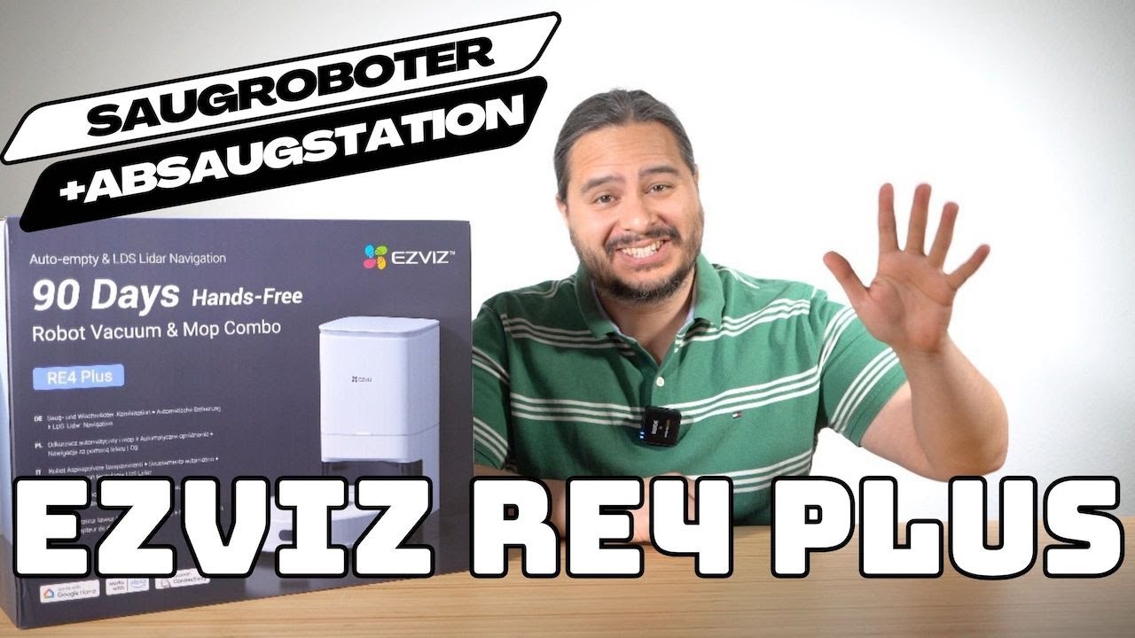 Test: EZVIZ RE4 Plus Saugroboter mit Absaugstation zum fairen Preis!