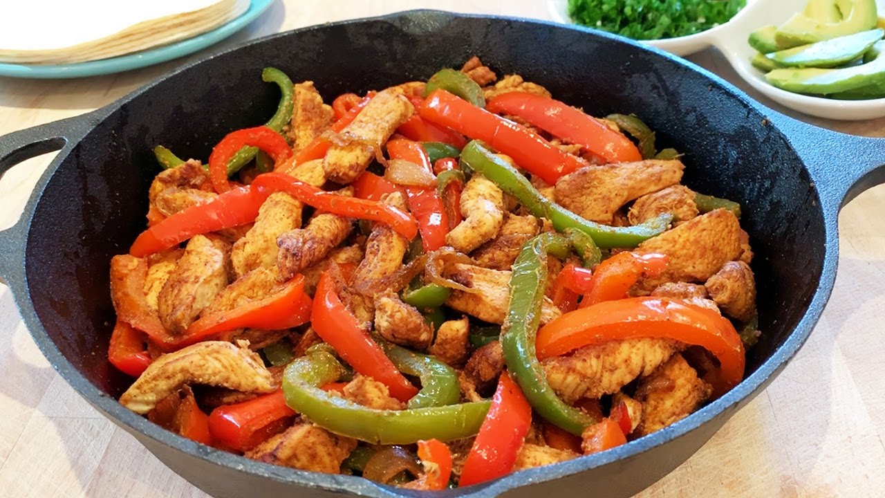 Fajitas au poulet, la MEILLEURE recette!