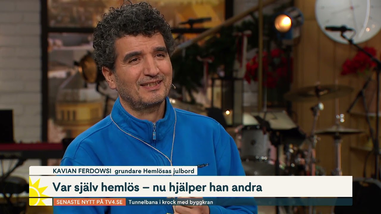 Kavian var hemlös – nu hjälper han andra: ”Ett hej kan betyda mycke… | Nyhetsmorgon | TV4 & TV4 Play