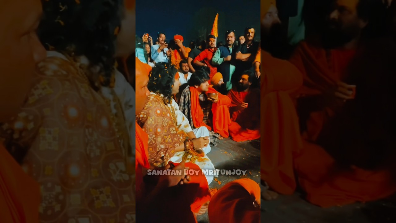 Bageshwar dham Sarkar 🕉️🚩 aniruddh Aacharya 🚩 #jayshreeram #jaysanatan #hindu #sanatanrashtra #yogi