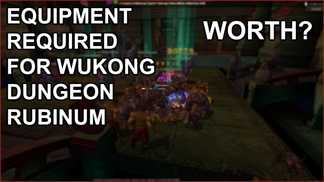 RUBINUM - REQUIRED EQUIPMENT FOR WUKONG DUNGEON