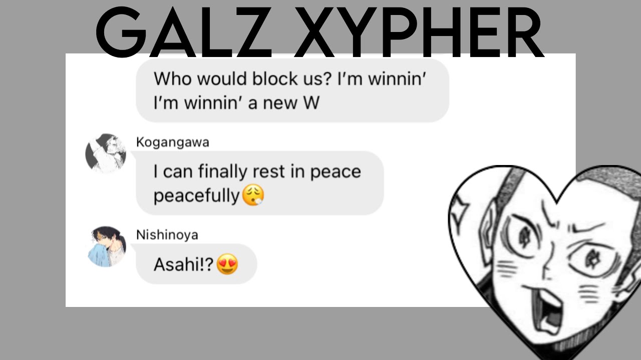 [Haikyuu x XG] GALZ XYPHER
