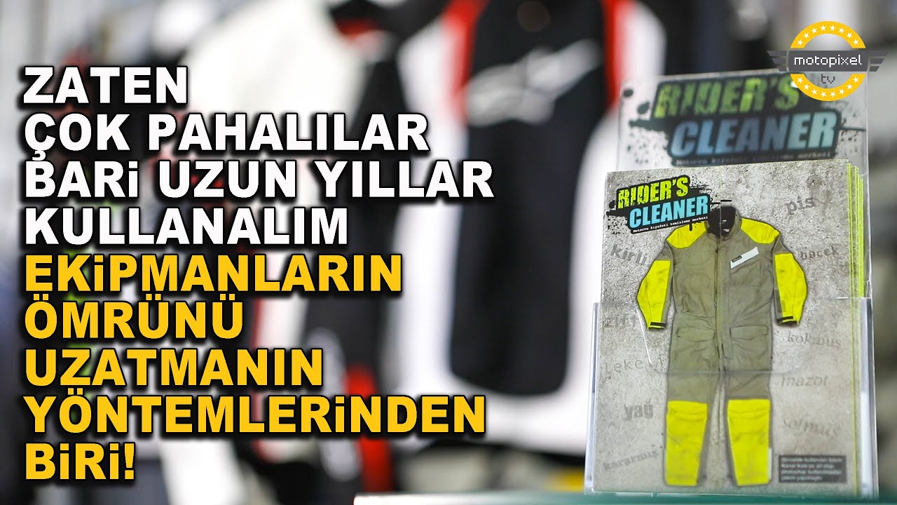 Motosikletçi Ekipmanı Temizleyen Dünyada Tek Firma!