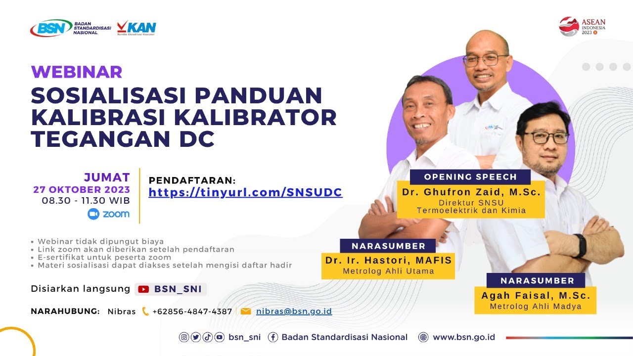 Sosialisasi Panduan Kalibrasi Kalibrator Tegangan DC