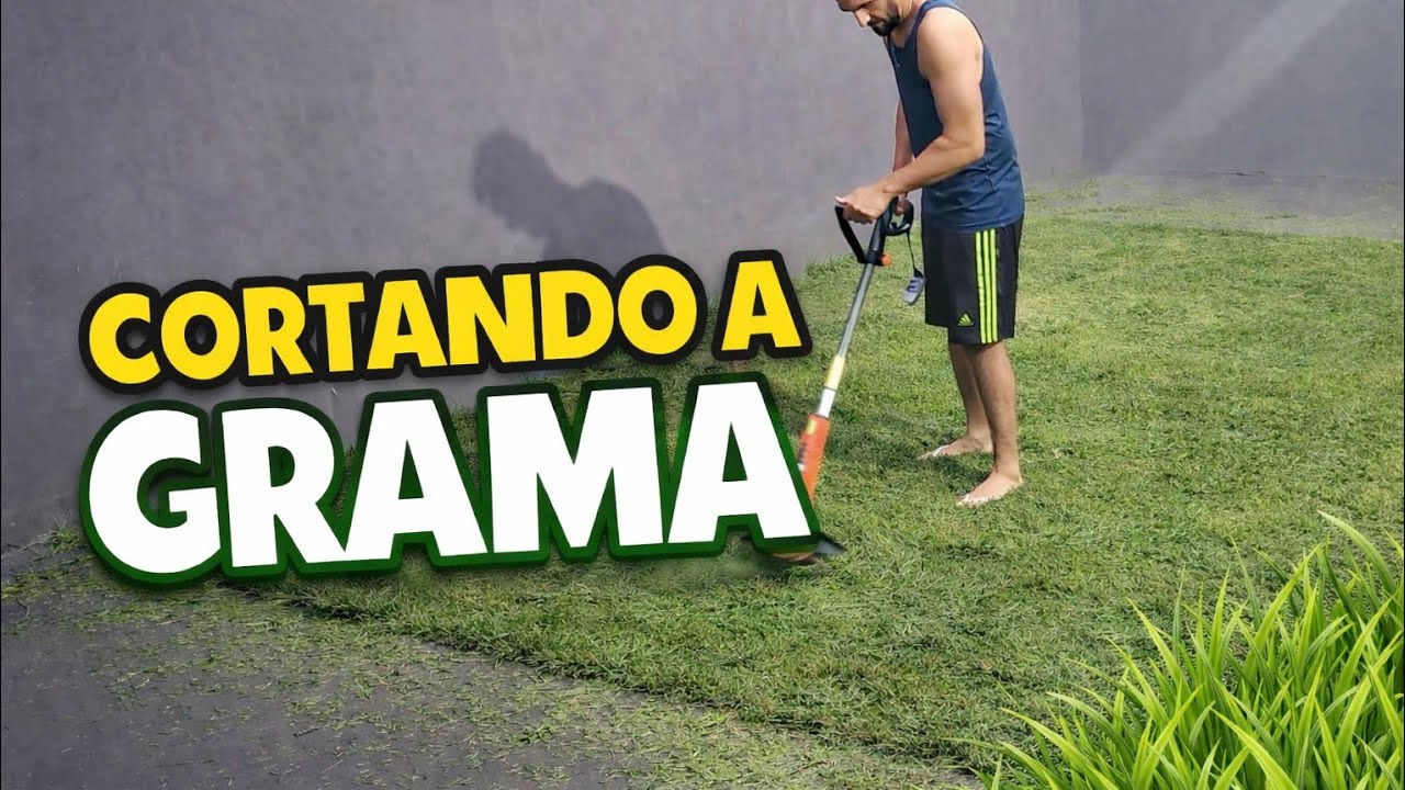 Do Mato ao Tapete Verde 🌿 | Cortando a Grama