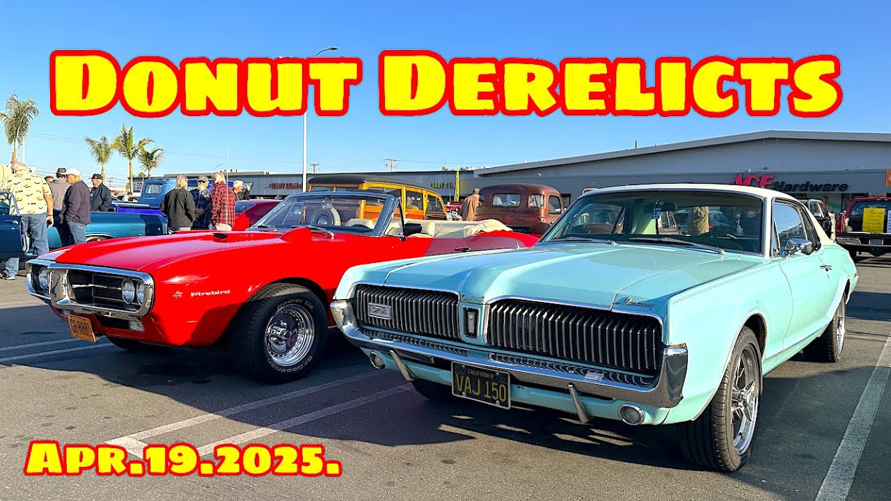 Classic Car Show Donut Derelicts (Apr/19/2025) Huntington Beach, California