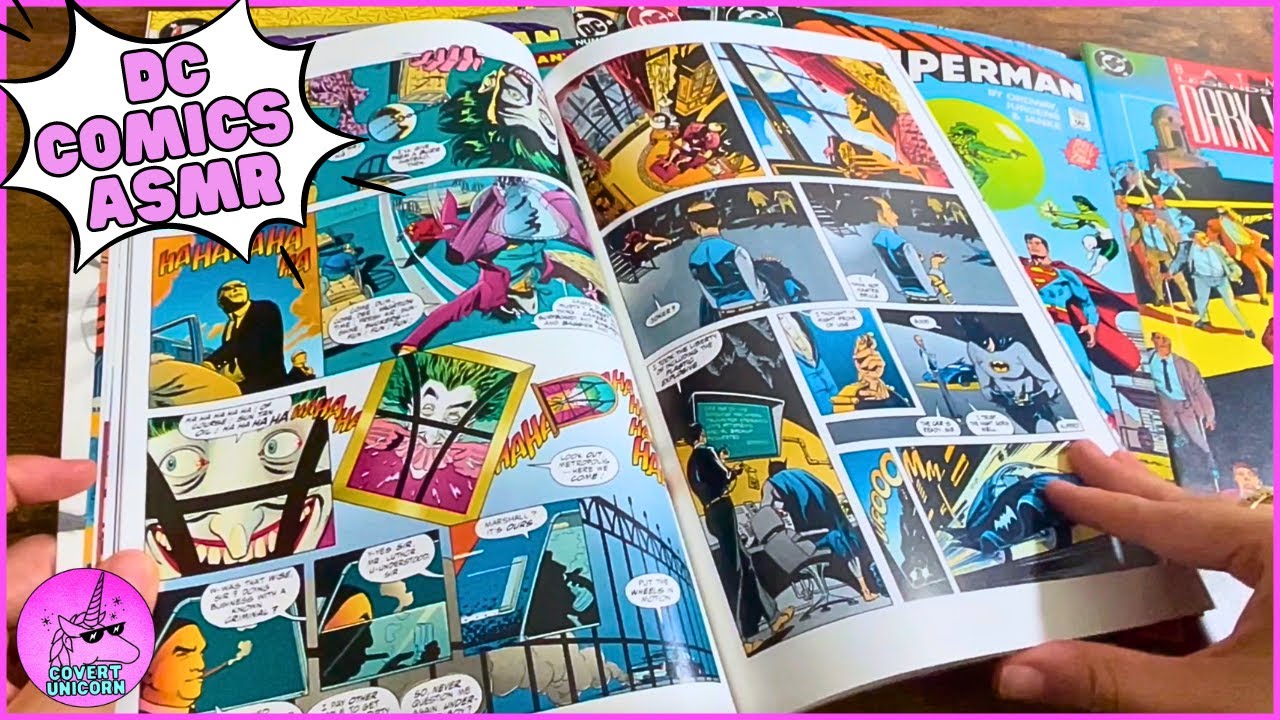 ASMR Flipping Through Batman Comic Books | Covert Unicorn