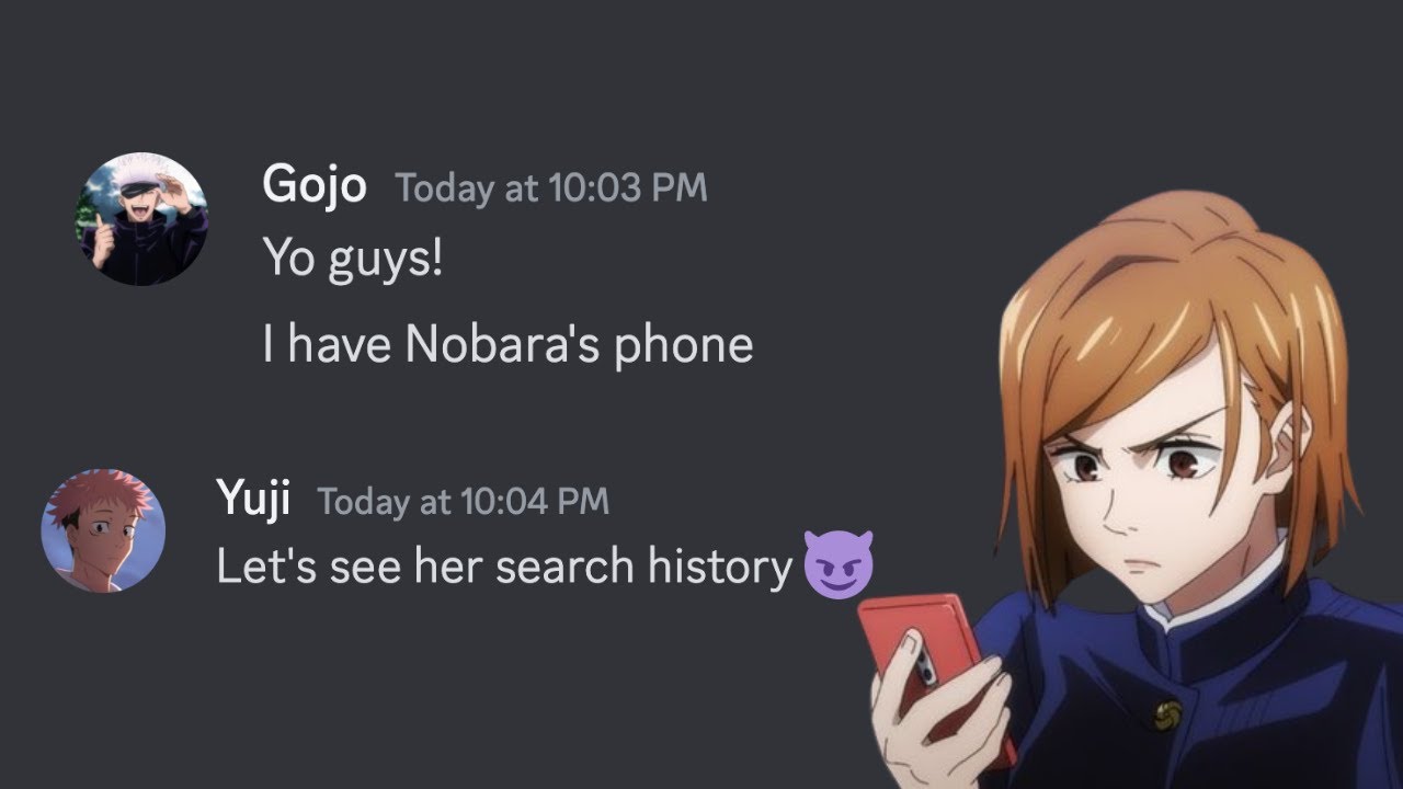 What is Nobara's search history?