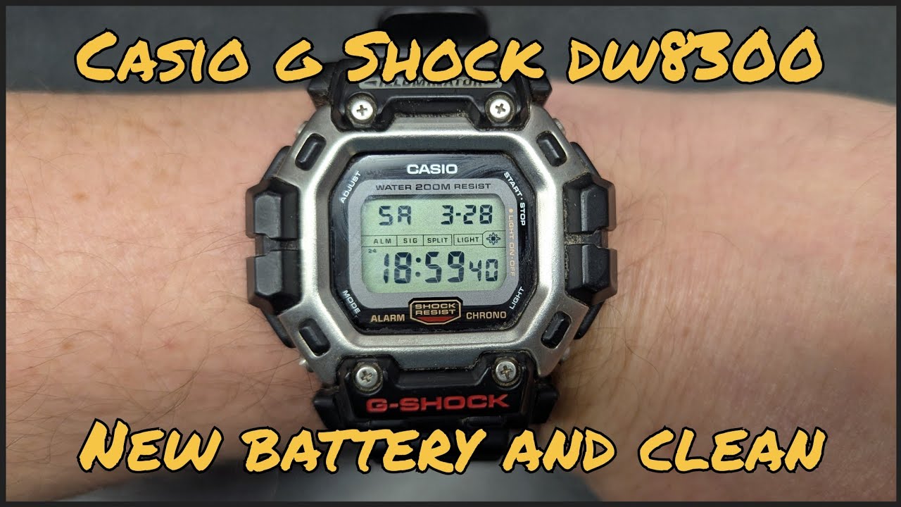 Dug out my old Casio DW 8300 G Shock for a new battery and clean after 15 years!!!!!